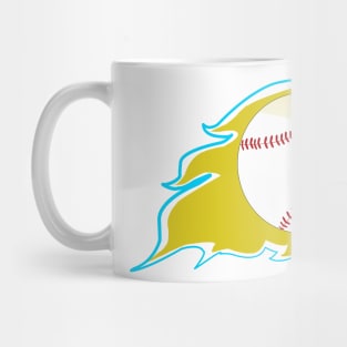 Baseball Comet Fireball Mug